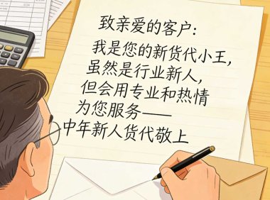 一个中年新人货代的来信